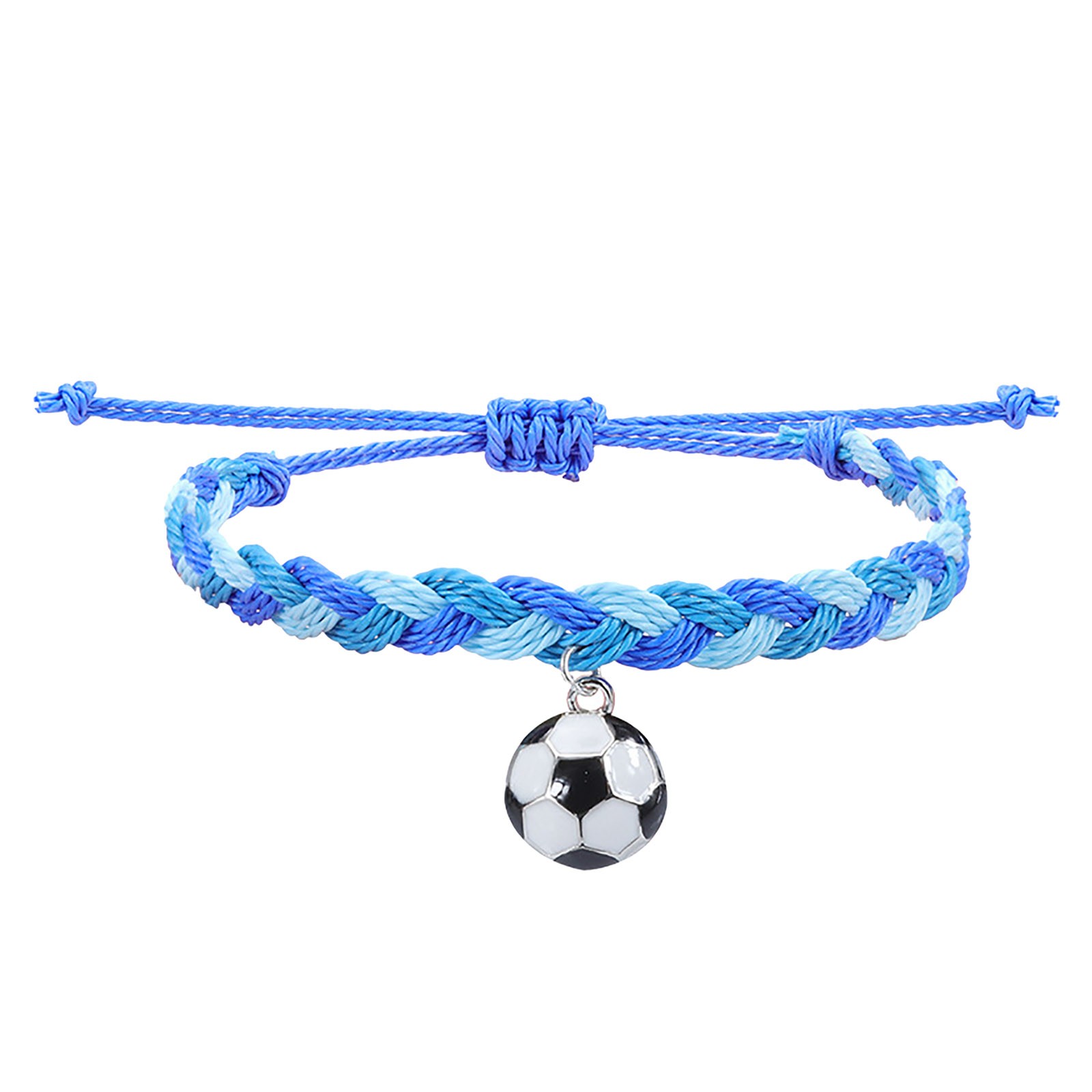 thumbnail image 2 of Pulseras de Fútbol Charm Favors Fútbol Negro Rojo Blanco Marrón Pulseras de Fútbol Cuentas Ajustable Inspirational for Teens Adults Sport Birthday Football Favors For, 2 of 2